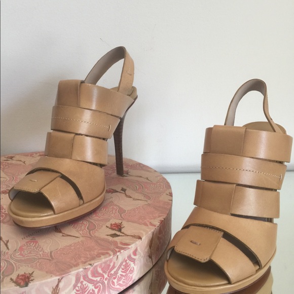 10 Crosby Derek Lam Heeled Sandals. - Picture 2 of 3